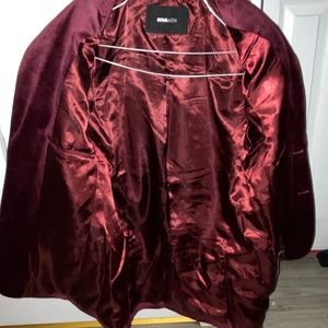 Burgundy jacket